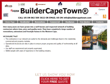 Tablet Screenshot of buildercapetown.com